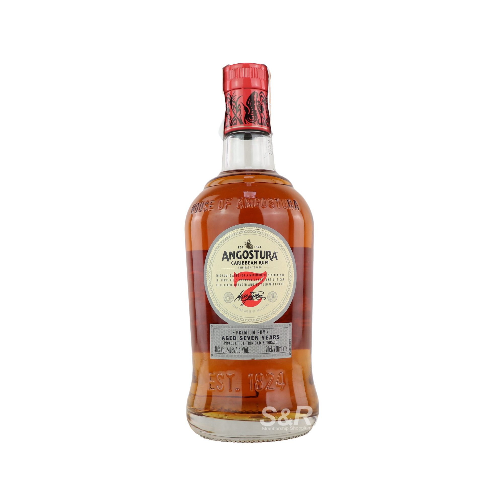Angostura Aged 7 Years Caribbean Rum 700mL Angostura Aged 7 Years Caribbean Rum 700mL